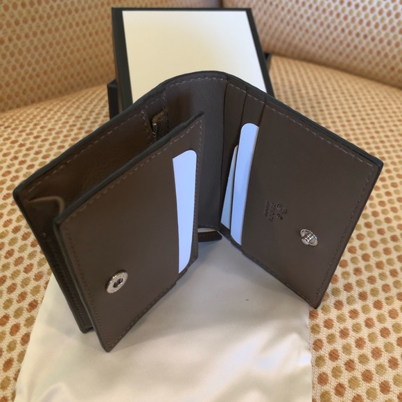 Gucci Margaux Dark Brown Card Case 544474 Wallet - Picture 5 of 7